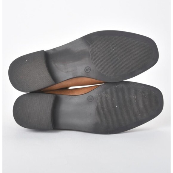 Ann Taylor Loft Slip on Chelsea Bootie Block Heel Brown Size 8M - Picture 5 of 6